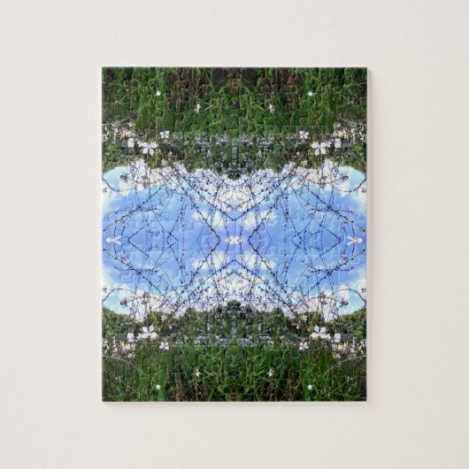 Puzzle Herbe Verte Ciel Bleu (Vertical)