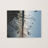 Puzzle Herbes au lac Sunset (Horizontal)