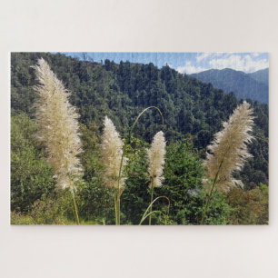 Puzzle Herbes plumeuses dans les hautes terres