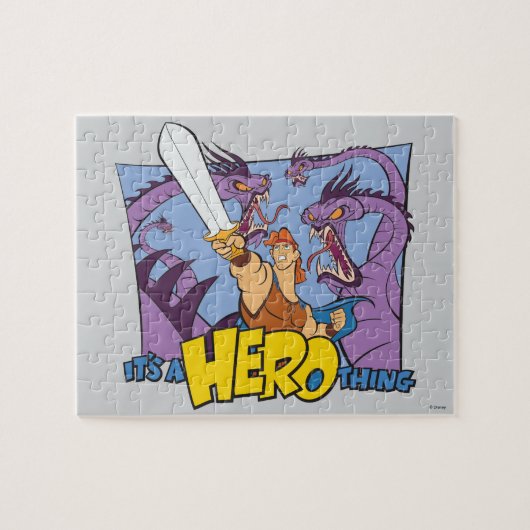 Puzzle Hercules vs Hydra - It's a HERO Thing Jigsaw Puzzl (Horizontal)