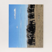 Puzzle Herd d'Eléphants Kenya (Vertical)