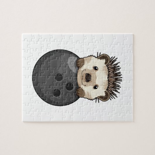 Puzzle Hérisson à Bowling avec Bowling (Horizontal)