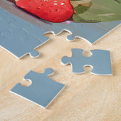 Puzzle Hérisson appréciant un morceau de pastèque (Côté)