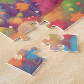 Puzzle Hérisson arc-en-ciel (Côté)