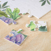 Puzzle Hérisson floral mignon de la forêt rustique (Côté)