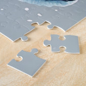 Puzzle Hérisson lunaire : hiver [A] (Côté)