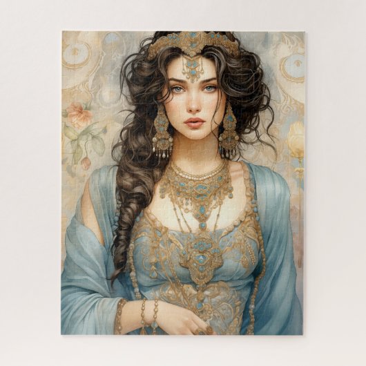 Puzzle Héritage précieux : Bijoux indiens (Vertical)