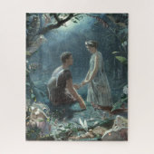 Puzzle Hermia Lysander & fées Midsummer Night Dream (Vertical)