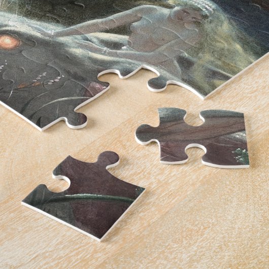 Puzzle Hermia Lysander & fées Midsummer Night Dream (Côté)