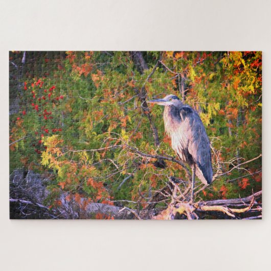 Puzzle Heron (Horizontal)