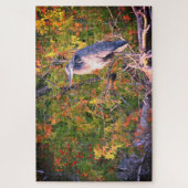Puzzle Heron (Vertical)