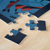 puzzle héron à crête néon (Côté)