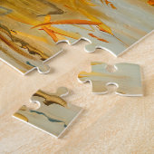 Puzzle Héron à l'aube par l'eau (Côté)