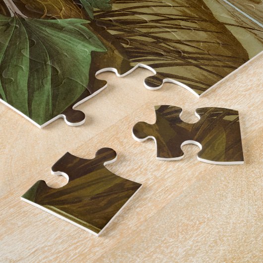 Puzzle Héron blanc par John James Audubon (Côté)