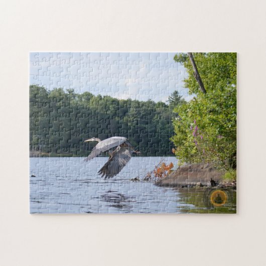 Puzzle Héron bleu (Horizontal)