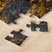 Puzzle Hêtre sur coteau avec renard (Côté)