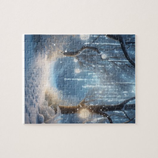 Puzzle Heure d'hiver dans la forêt (Horizontal)