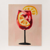 Puzzle Heure du cocktail italien heureuse Vintage rétro a (Vertical)