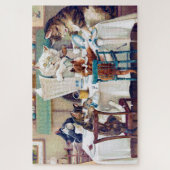 Puzzle Heure du petit-déjeuner de chat, Louis Wain (Vertical)