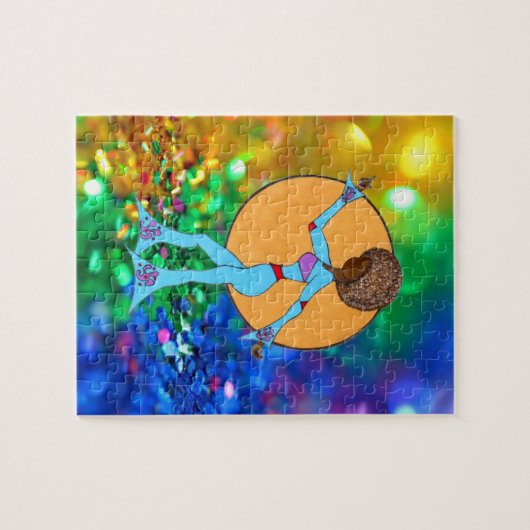 Puzzle HEUREUSE DANSE - PARTIES SCINTILLANT Pouvez-vous l (Horizontal)