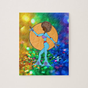 Puzzle HEUREUSE DANSE - PARTIES SCINTILLANT Pouvez-vous l