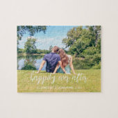 Puzzle Heureux Jamais après deux photos (Horizontal)