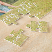 Puzzle Heureux Jamais après deux photos (Côté)