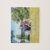 Puzzle Heureux Jamais après deux photos (Vertical)