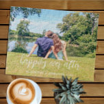Puzzle Heureux Jamais après deux photos<br><div class="desc">Montrez votre photo préférée avec ce puzzle photo moderne,  avec les mots heureux jamais après dans une belle superposition de texte. Un cadeau parfait pour un couple fiancé ou marié. Modèle photo via Pixabay sous licence CC0 et doit être remplacé par votre propre photo</div>