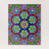 Puzzle Hexagon Mandala Design 1.11.23.1 (Vertical)