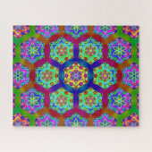 Puzzle Hexagon Mandala Design 1.11.23.1 (Horizontal)