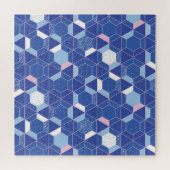 Puzzle Hexagons, triangles : motif abstrait géométrique. (Horizontal)