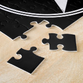 Puzzle Hexagramme unicoural blanc tombé (Côté)