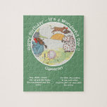 Puzzle Hey Diddle Diddle Collection de fête d'anniversair<br><div class="desc">Illustration de Nursery Rhyme de "The Real Mother Goose" par Blanche Fisher Wright (1916). Une image hors-copyright du domaine public. Il est fait à partir d'une image très haute résolution, scanné directement de la source d'origine, et offre ainsi la plus haute qualité disponible. Hey, ddle, ddle ! Le chat et...</div>