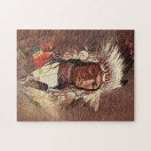 Puzzle Hiawatha Portrait en chef des Indiens d'Amérique (Horizontal)