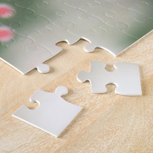 Puzzle Hibiscus bleu et vert (Côté)