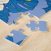 Puzzle Hibiscus fleurs et feuilles (Côté)