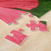 Puzzle Hibiscus Flower Bright Magenta (Côté)
