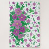 Puzzle Hibiscus pourpre (Vertical)