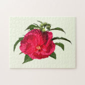 Puzzle Hibiscus rose foncé (Horizontal)
