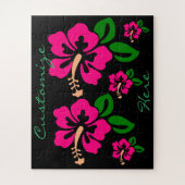 Puzzle Hibiscus rose tropical Thunder_Cove (Vertical)