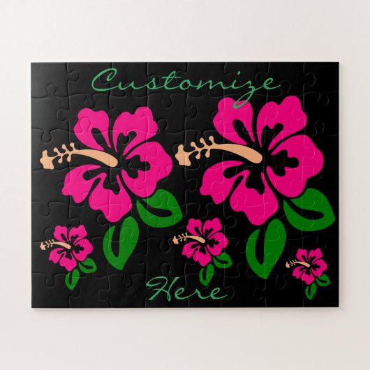 Puzzle Hibiscus rose tropical Thunder_Cove (Horizontal)