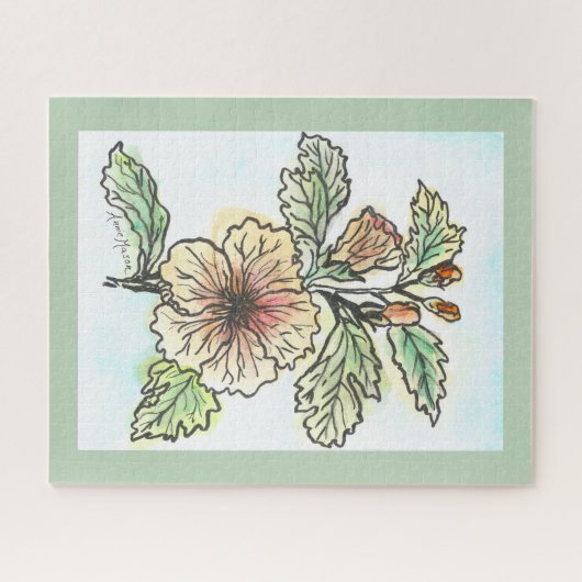 Puzzle Hibiscus tropical (Horizontal)