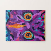 Puzzle Hibou abstrait (Horizontal)