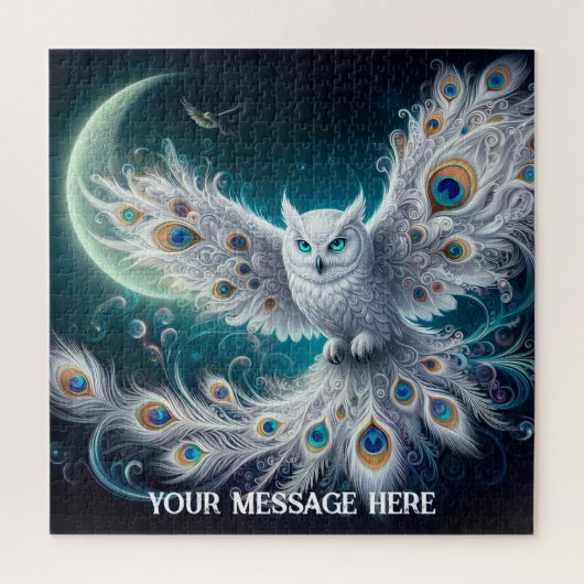 Puzzle Hibou blanc fantastique (Vertical)