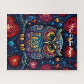 Puzzle Hibou Coloré (Horizontal)