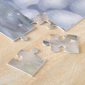 Puzzle Hibou dans la neige (Côté)