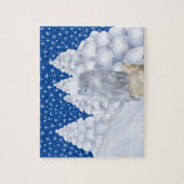 Puzzle Hibou dans la neige (Vertical)