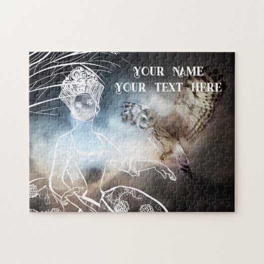 Puzzle Hibou et Dame (Horizontal)