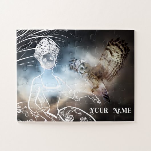 Puzzle Hibou et Dame (Horizontal)